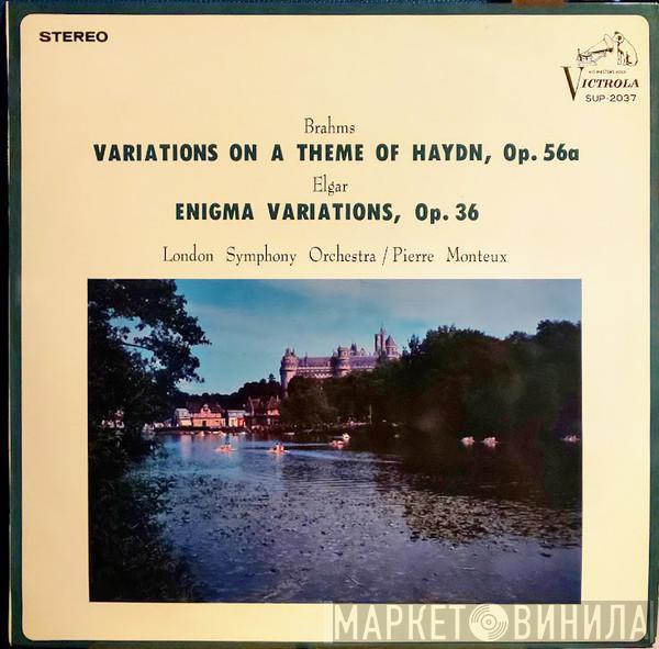 / The London Symphony Orchestra  Pierre Monteux  - Brahms - Variations On A Theme Of Haydn / Elgar - Enigma Variations, Op.36