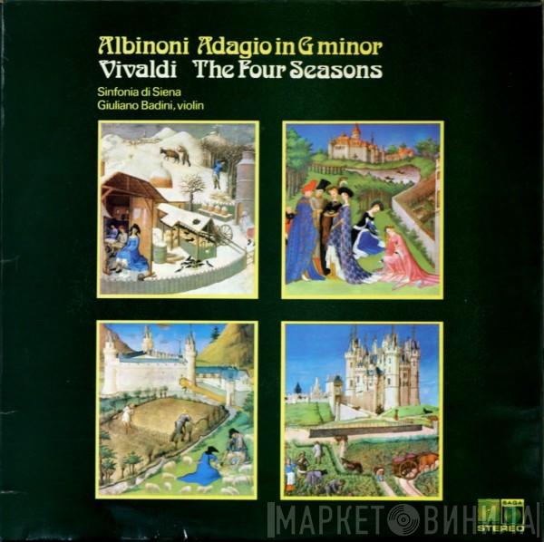 , Tomaso Albinoni , Antonio Vivaldi , Sinfonia Di Siena  Giuliano Badini  - Adagio In G Minor / The Four Seasons