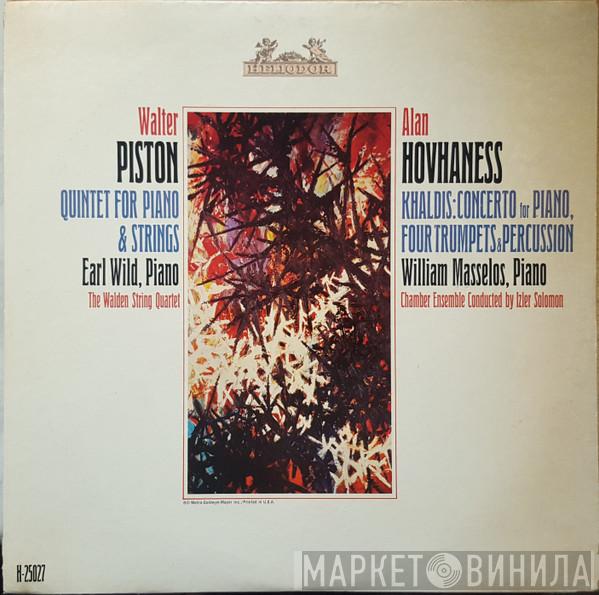 / Walter Piston  Alan Hovhaness  - Quintet For Piano & Strings / Khaldis: Concerto For Piano, Four Trumpets & Percussion