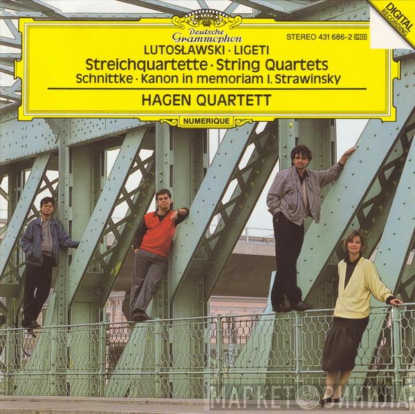 ∙ Witold Lutoslawski ∙ György Ligeti , Alfred Schnittke  Hagen Quartett  - Streichquartette = String Quartets / Kanon In Memoriam I. Strawinsky