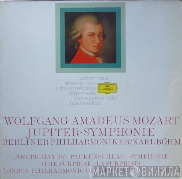 , Wolfgang Amadeus Mozart / Berliner Philharmoniker , Karl Böhm , Joseph Haydn / The London Philharmonic Orchestra  Eugen Jochum  - Symphony Nr. 41 In C Major (Jupiter) / Symphony Nr. 94 In G Major (The Surprise)