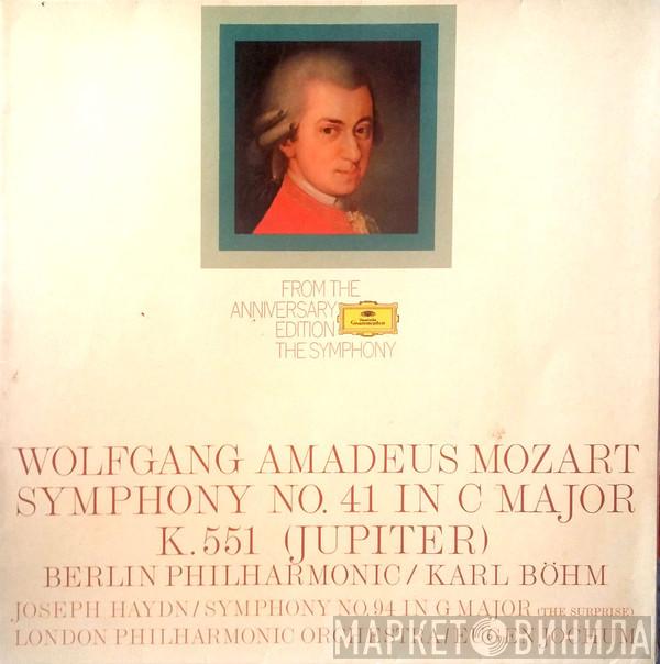 , Wolfgang Amadeus Mozart / Berliner Philharmoniker , Karl Böhm , Joseph Haydn / The London Philharmonic Orchestra  Eugen Jochum  - Symphony Nr. 41 In C Major (Jupiter) / Symphony Nr. 94 In G Major (The Surprise)