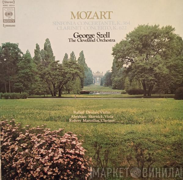 / Wolfgang Amadeus Mozart , George Szell , The Cleveland Orchestra , Rafael Druian , Abraham Skernick  Robert Marcellus  - Sinfonia Concertante, K.364 / Clarinet Concerto, K. 622