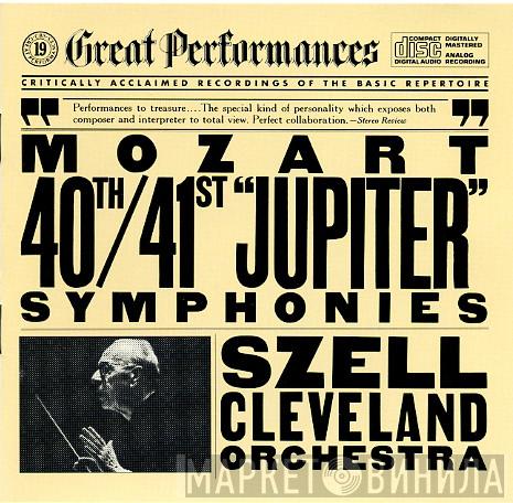 - Wolfgang Amadeus Mozart , George Szell  The Cleveland Orchestra  - Mozart 40th / 41st "Jupiter" Symphonies