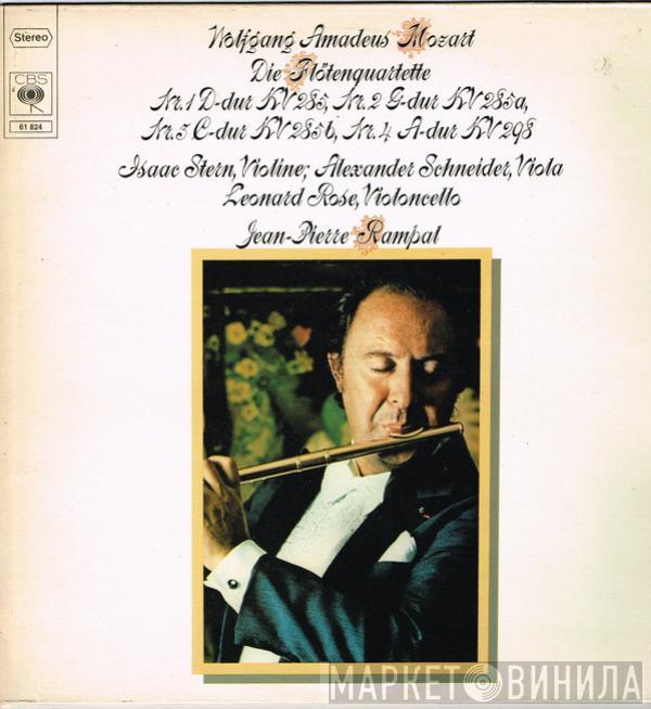 - Wolfgang Amadeus Mozart / Isaac Stern / Alexander Schneider / Leonard Rose  Jean-Pierre Rampal  - Die Flötenquartette: Nr. 1 D-dur KV 285, Nr. 2 G-dur KV 285a, Nr. 3 C-dur KV 285b, Nr. 4 A-dur KV 298