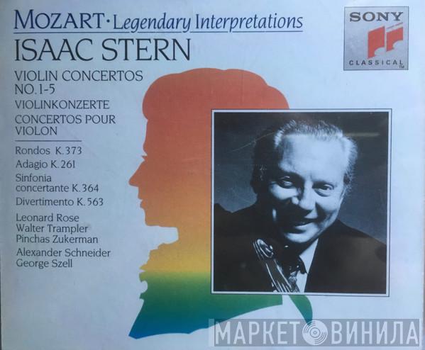 , Wolfgang Amadeus Mozart , Isaac Stern , Leonard Rose , Walter Trampler , Pinchas Zukerman , Alexander Schneider  George Szell  - Violin Concertos No. 1-5 = Violinkonzerte = Concertos Pour Violon / Rondos K. 373 / Adagio K. 261 / Sinfonia Concertante K. 364 / Divertimento K. 563