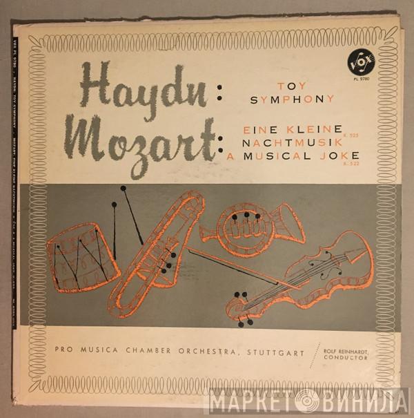 , Wolfgang Amadeus Mozart - Joseph Haydn , Pro Musica Orchestra Stuttgart  Rolf Reinhardt  - Toy Symphony / Eine Kleine Nachtmusik, K. 525 / A Musical Joke, K. 522