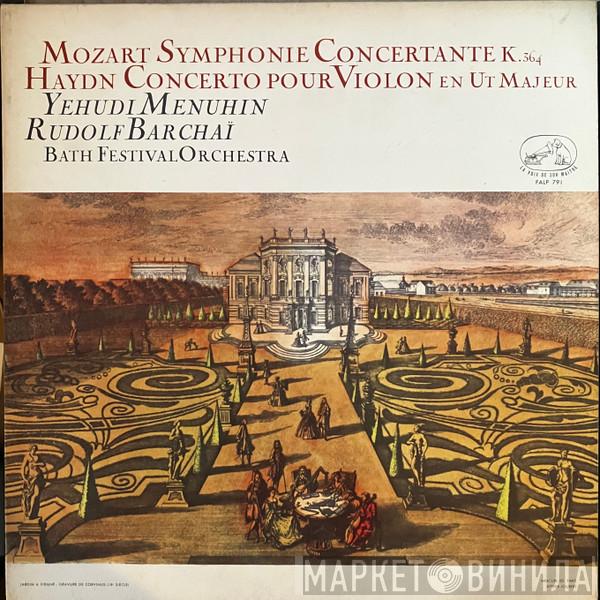 / Wolfgang Amadeus Mozart , Joseph Haydn , Yehudi Menuhin , Rudolf Barshai  Bath Festival Orchestra  - Symphonie Concertante K. 364 / Concerto Pour Violon En Ut Majeur