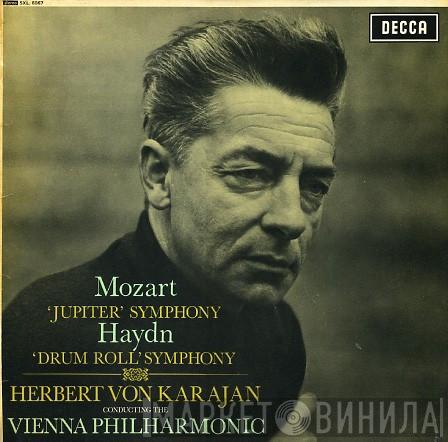 , Wolfgang Amadeus Mozart , Joseph Haydn Conducting Herbert von Karajan  Wiener Philharmoniker  - 'Jupiter' Symphony / 'Drum Roll' Symphony