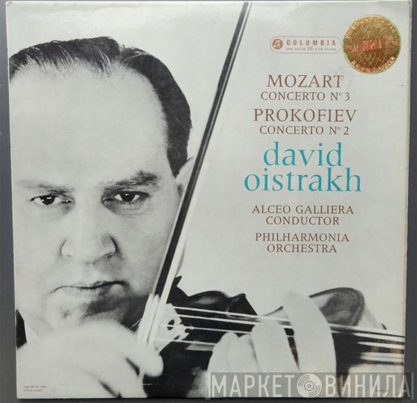 , Wolfgang Amadeus Mozart / Sergei Prokofiev Conducted By Philharmonia Orchestra With Alceo Galliera  David Oistrach  - Concerto No. 3 / Concerto No. 2