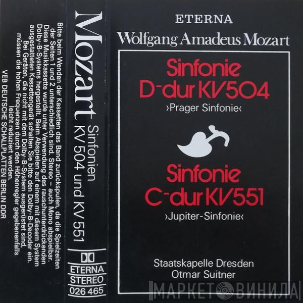 - Wolfgang Amadeus Mozart , Staatskapelle Dresden  Otmar Suitner  - Sinfonie D-Dur KV 504 ›Prager Sinfonie‹ / Sinfonie C-Dur KV 551 ›Jupiter-Sinfonie‹