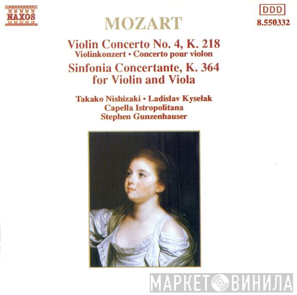 - Wolfgang Amadeus Mozart , Takako Nishizaki , Ladislav Kyselák , Capella Istropolitana  Stephen Gunzenhauser  - Violin Concerto No. 4, K. 218 (Violinkonzert, Concerto Pour Violon) / Sinfonia Concertante, K. 364 For Violin And Viola