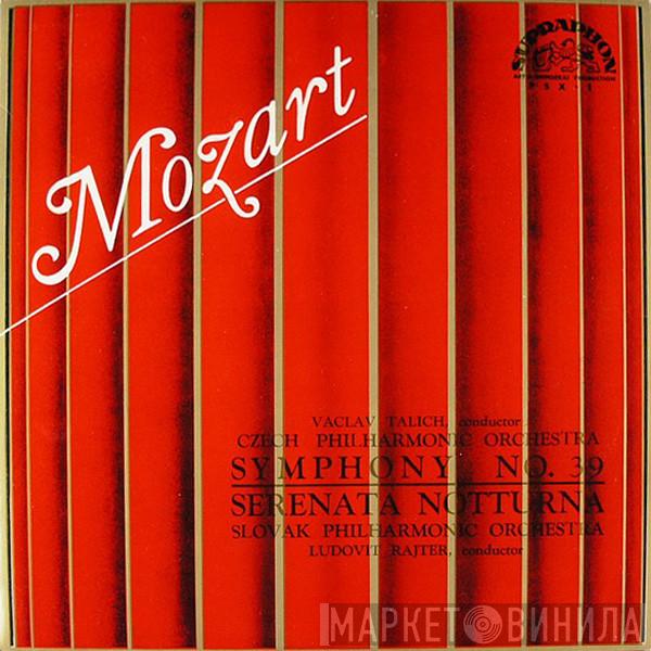 | Wolfgang Amadeus Mozart , Václav Talich / The Czech Philharmonic Orchestra , Ľudovít Rajter  Slovak Philharmonic Orchestra  - Symphony No. 39 / Serenata Notturna