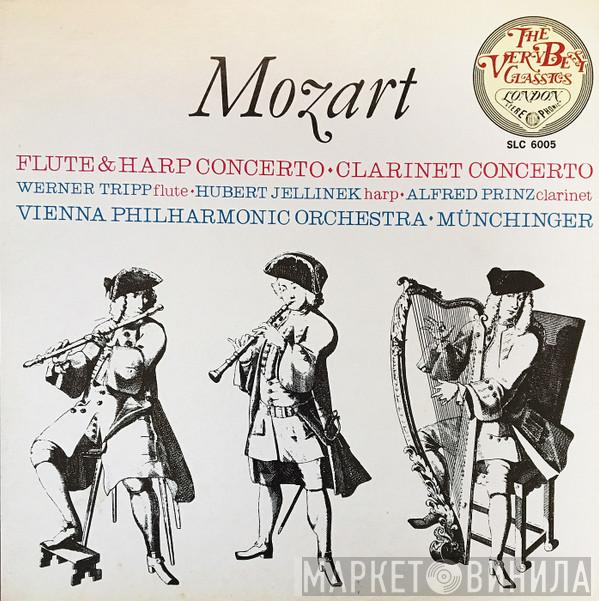 , Wolfgang Amadeus Mozart , Werner Tripp , Hubert Jelinek , Alfred Prinz ,The Vienna Philharmonic Orchestra Wiener Philharmoniker  Karl Münchinger  - Flute And Harp Concerto/Clarinet Concerto