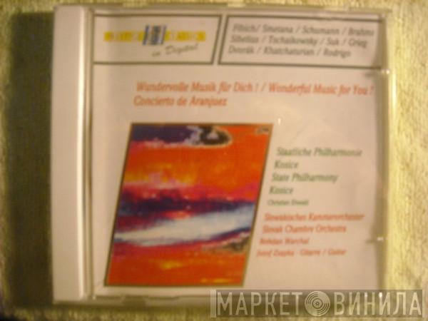 / Zdeněk Fibich / Bedřich Smetana / Robert Schumann - Johannes Brahms , Slovak Chamber Orchestra , Slovak State Philharmonic Orchestra, Košice , Christian Ehwald , Bohdan Warchal , Jozef Zsapka , Jean Sibelius , Pyotr Ilyich Tchaikovsky , Josef Suk  , Edvard Grieg , Antonín Dvořák , Aram Khatchaturian  Joaquín Rodrigo  - Wundervolle Musik Fur Dich! / Wonderful Music For You