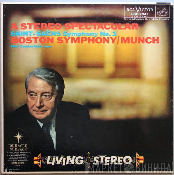 / Camille Saint-Saëns Conducting Charles Munch Organist Boston Symphony Orchestra  Berj Zamkochian  - Symphony No. 3