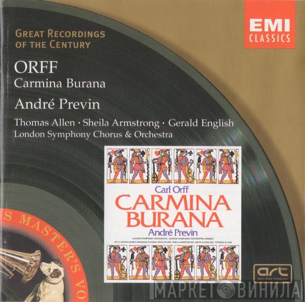 / Carl Orff , André Previn , Thomas Allen , Sheila Armstrong , Gerald English & London Symphony Chorus  The London Symphony Orchestra  - Carmina Burana