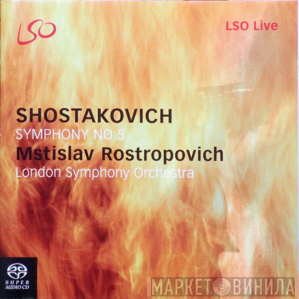 / Dmitri Shostakovich , Mstislav Rostropovich  The London Symphony Orchestra  - Symphony No 5
