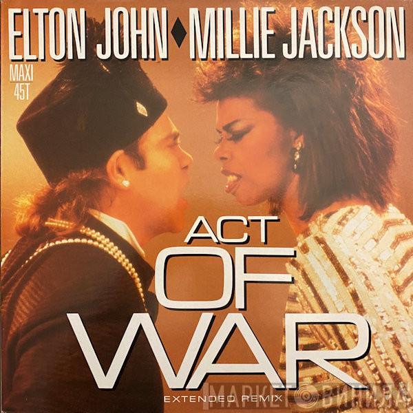 / Elton John  Millie Jackson  - Act Of War (Extended Remix) Maxi 45T