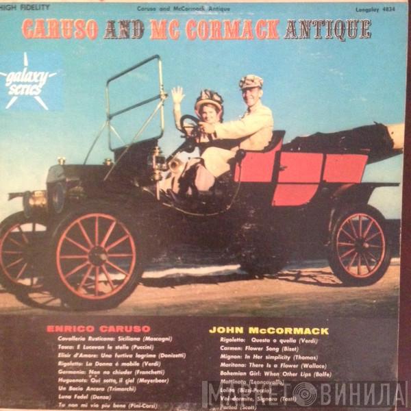 / Enrico Caruso  John McCormack   - Caruso And McCormack Antique