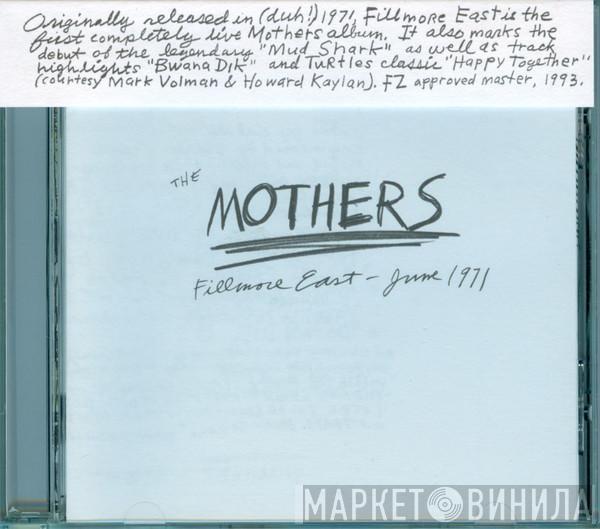 / Frank Zappa  The Mothers  - Fillmore East - June 1971