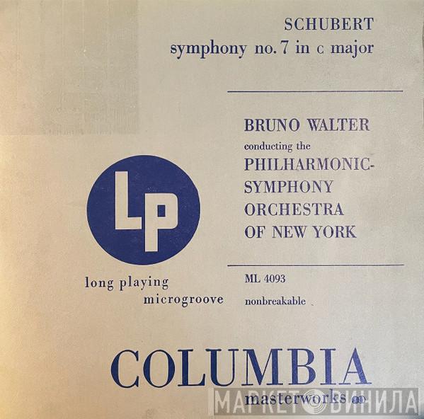 / Franz Schubert Conducting The Bruno Walter  The New York Philharmonic Orchestra  - Symphony No. 7 In C Major