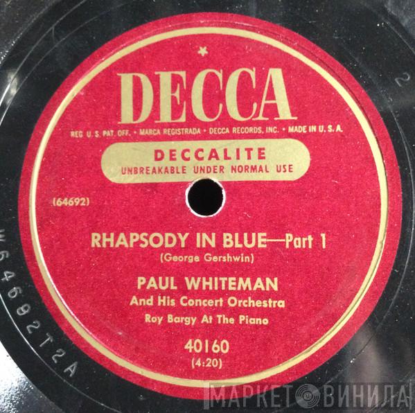 / George Gershwin  Paul Whiteman & His Concert Orchestra  - Rhapsody In Blue