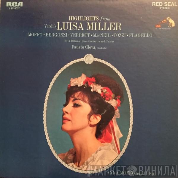 / Giuseppe Verdi , Anna Moffo , Carlo Bergonzi , Shirley Verrett , Cornell MacNeil , Giorgio Tozzi , Ezio Flagello , RCA Italiana Opera Orchestra  Fausto Cleva  - Luisa Miller (Highlights)