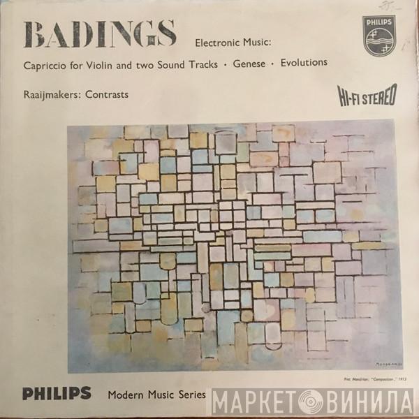 / Henk Badings  Dick Raaijmakers  - Electronic Music