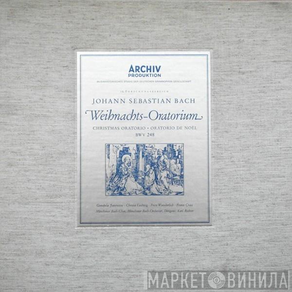 / Johann Sebastian Bach , Gundula Janowitz , Christa Ludwig , Fritz Wunderlich , Franz Crass , Münchener Bach-Chor , Münchener Bach-Orchester  Karl Richter  - Weihnachts-Oratorium • Christmas Oratorio • Oratorio De Noël, BWV 248