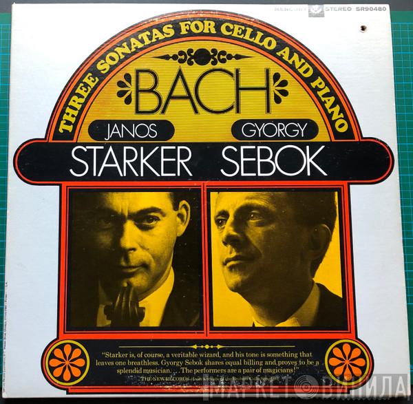 / Johann Sebastian Bach , Janos Starker  György Sebök  - Three Sonatas For Cello And Piano