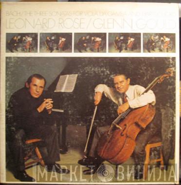 / Johann Sebastian Bach , Leonard Rose  Glenn Gould  - The Three Sonatas For Viola Da Gamba And Harpsichord