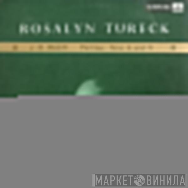 / Johann Sebastian Bach  Rosalyn Tureck  - Partitas Nos. 4 And 5