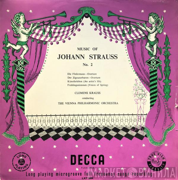 / Johann Strauss Jr. ; Clemens Krauss  Wiener Philharmoniker  - Music Of Johann Strauss (No. 2)
