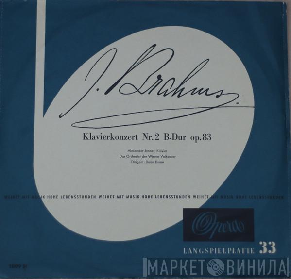 / Johannes Brahms , Alexander Jenner , Wiener Volksopernorchester  Dean Dixon   - Klavierkonzert Nr. 2 B-Dur Op. 83