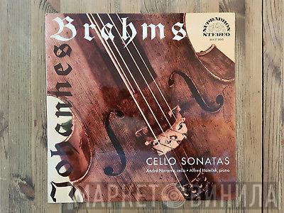 / Johannes Brahms , André Navarra  Alfred Holeček  - Cello Sonatas