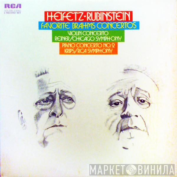 / Johannes Brahms , Jascha Heifetz  Arthur Rubinstein  - Favorite Brahms Concertos