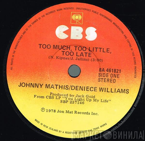 / Johnny Mathis  Deniece Williams  - Too Much, Too Little, Too Late