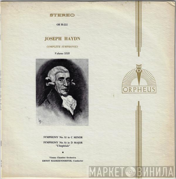 / Joseph Haydn , Wiener Kammerorchester  Ernst Märzendorfer  - Complete Symphonies Volume XXII
