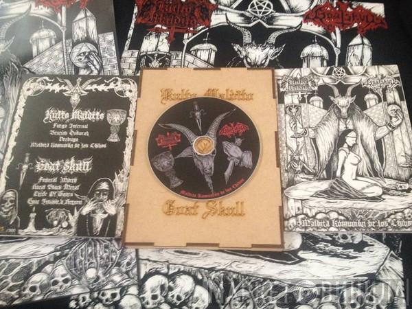 / Kulto Maldito  Goat Skull  - Maldita Komunión De Los Chivos