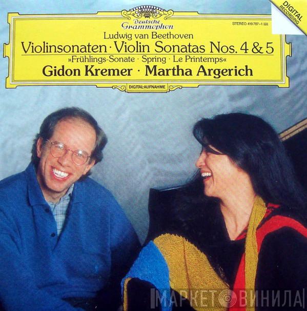 / Ludwig van Beethoven • Gidon Kremer  Martha Argerich  - Violinsonaten = Violin Sonatas Nos. 4 & 5 »Frühlings-Sonate = Spring«