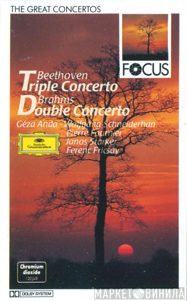 / Ludwig van Beethoven , Johannes Brahms , Ferenc Fricsay , Géza Anda , Wolfgang Schneiderhan , Pierre Fournier  Janos Starker  - Beethoven Triple Concerto - Brahms Double Concerto