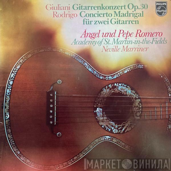 / Mauro Giuliani  - Joaquín Rodrigo Und Angel Romero  , Pepe Romero , The Academy Of St. Martin-in-the-Fields  Sir Neville Marriner  - Gitarrenkonzert, Op.30 • Concierto Madrigal Für Zwei Gitarren