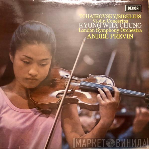 / Pyotr Ilyich Tchaikovsky , Jean Sibelius , Kyung-Wha Chung , The London Symphony Orchestra  André Previn  - Violin Concertos