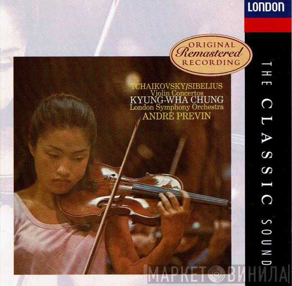 / Pyotr Ilyich Tchaikovsky - Jean Sibelius , Kyung-Wha Chung , The London Symphony Orchestra  André Previn  - Violin Concertos
