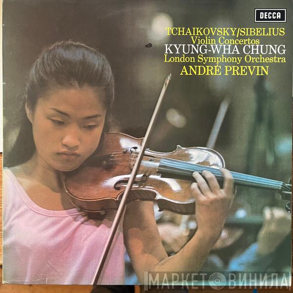 / Pyotr Ilyich Tchaikovsky , Jean Sibelius , Kyung-Wha Chung , The London Symphony Orchestra  André Previn  - Violin Concertos