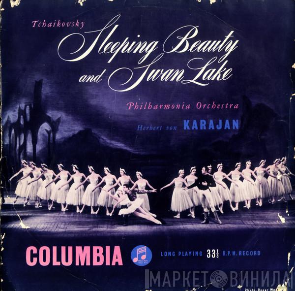 / Pyotr Ilyich Tchaikovsky , Philharmonia Orchestra  Herbert von Karajan  - Sleeping Beauty And Swan Lake
