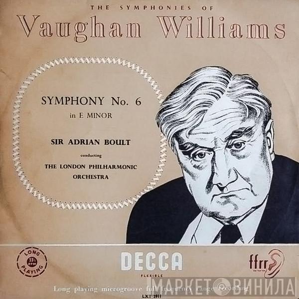 / Ralph Vaughan Williams conducting Sir Adrian Boult  The London Philharmonic Orchestra  - Symphony No. 6 In E Minor