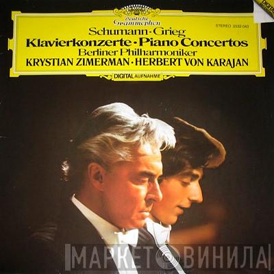 / Robert Schumann – Edvard Grieg , Berliner Philharmoniker · Krystian Zimerman  Herbert von Karajan  - Klavierkonzerte  ·  Piano Concertos