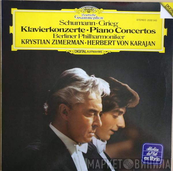/ Robert Schumann – Edvard Grieg , Berliner Philharmoniker · Krystian Zimerman  Herbert von Karajan  - Klavierkonzerte  ·  Piano Concertos
